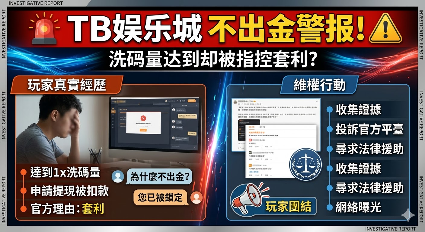 通博娛樂城不出金警報！洗碼量達到卻被指控套利？玩家真實維權經過