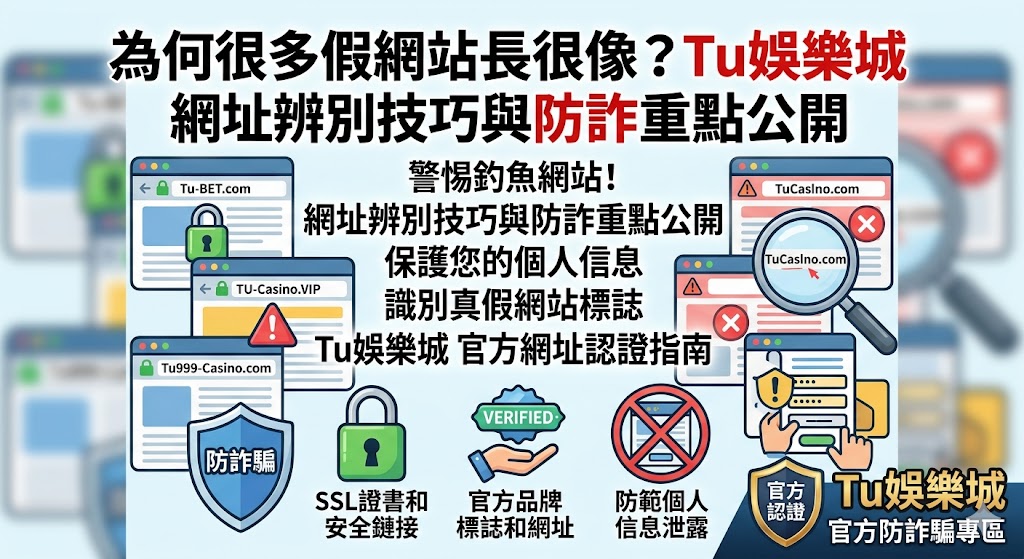 為何很多假網站長很像？Tu娛樂城網址辨別技巧與防詐重點公開